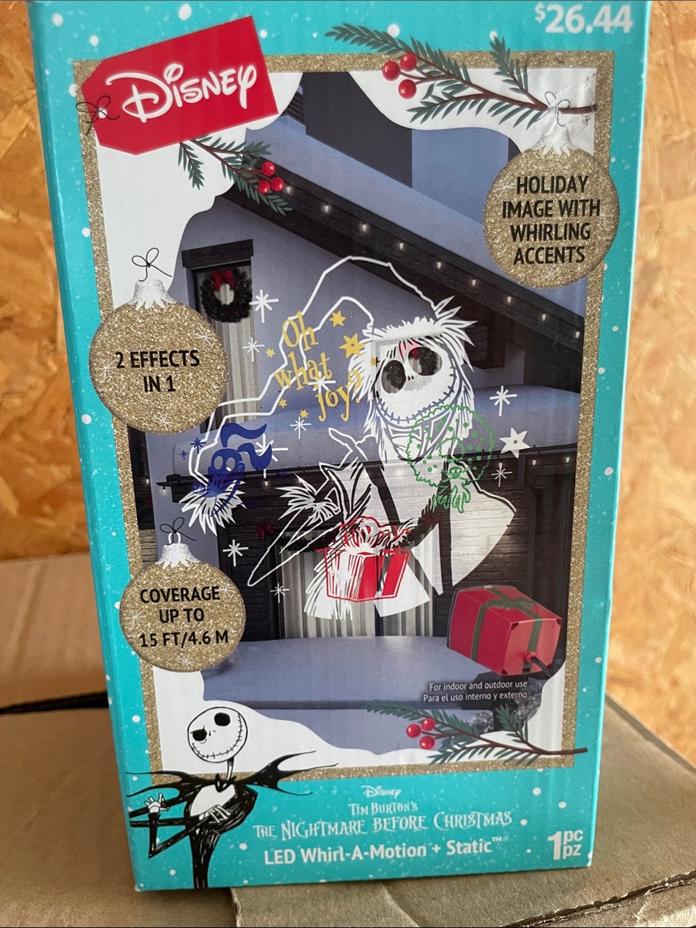 Disney The Nightmare Before Christmas LED Holiday Projection - Blue